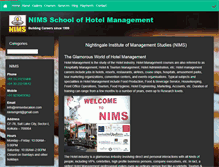 Tablet Screenshot of nimseducation.com